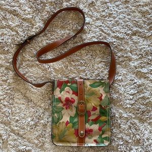 Patricia Nash Venezia Pouch Floral Messenger Bag